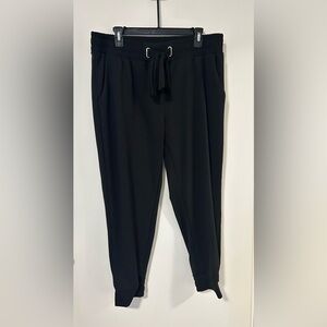 Everyday Black Drawstring Jogger Trousers